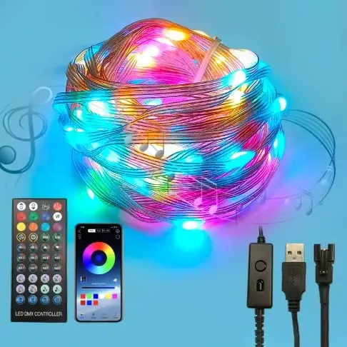 Strip Lampu Pohon Natal